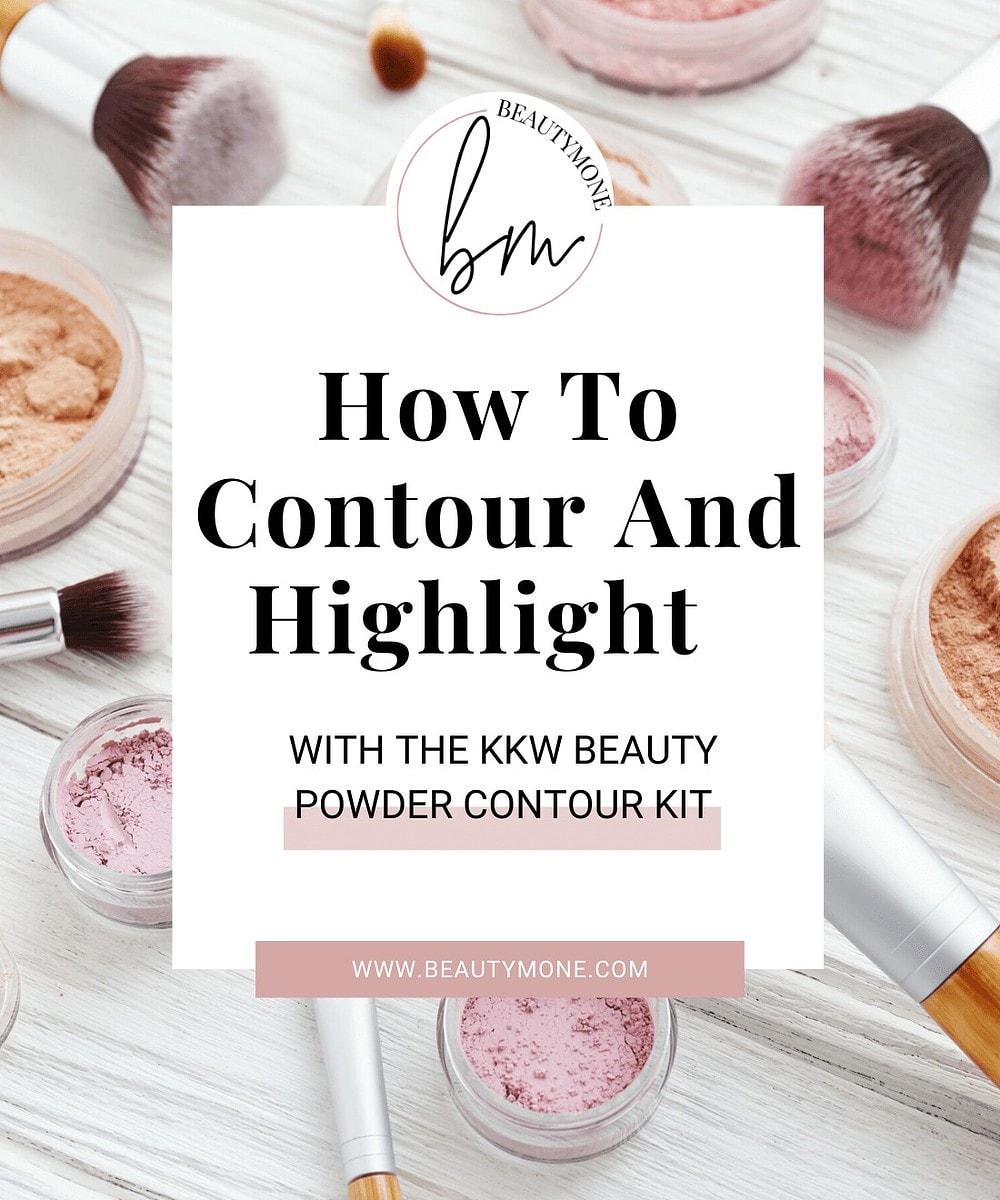 How To Contour And Highlight With The 4-Pan KKW Beauty Powder 