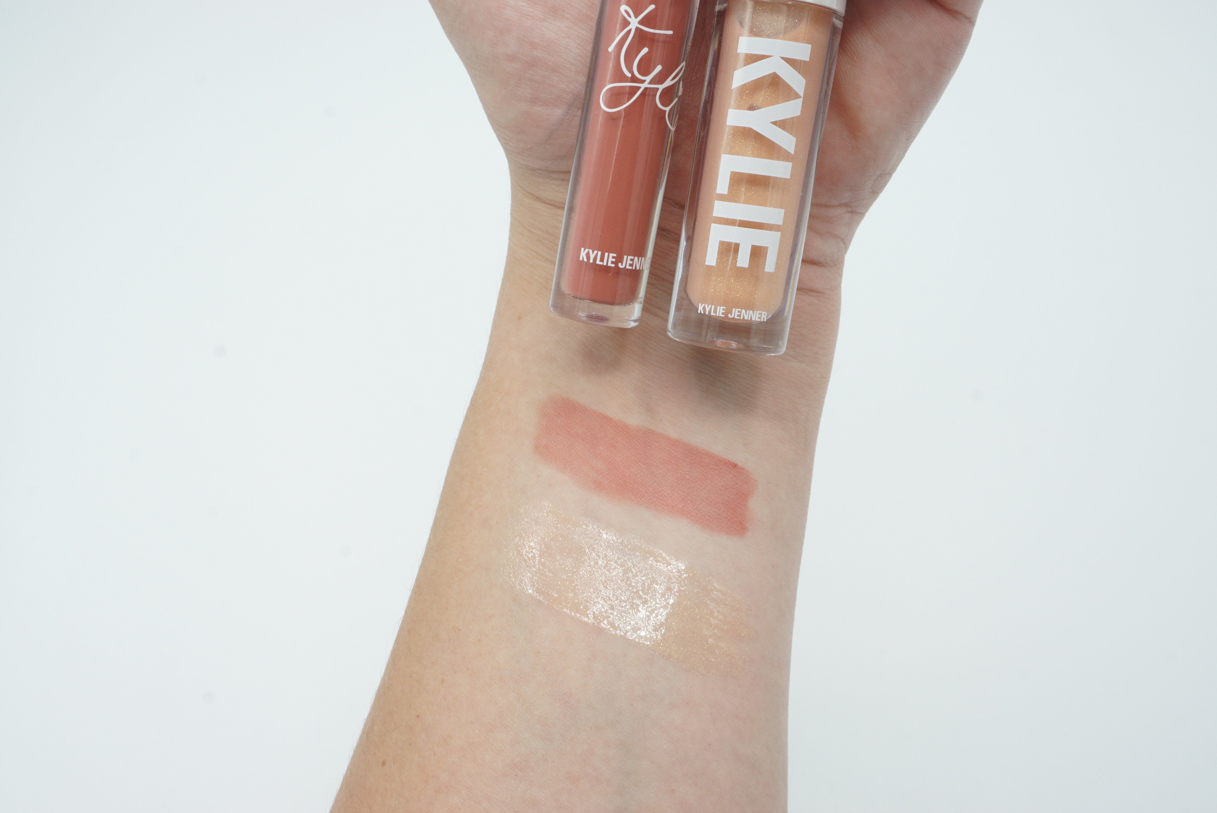 Kylie Cosmetics Summer 2019 Collection - Lip Blush Bikini Bod and High Gloss You are the Sun Swatches | Review