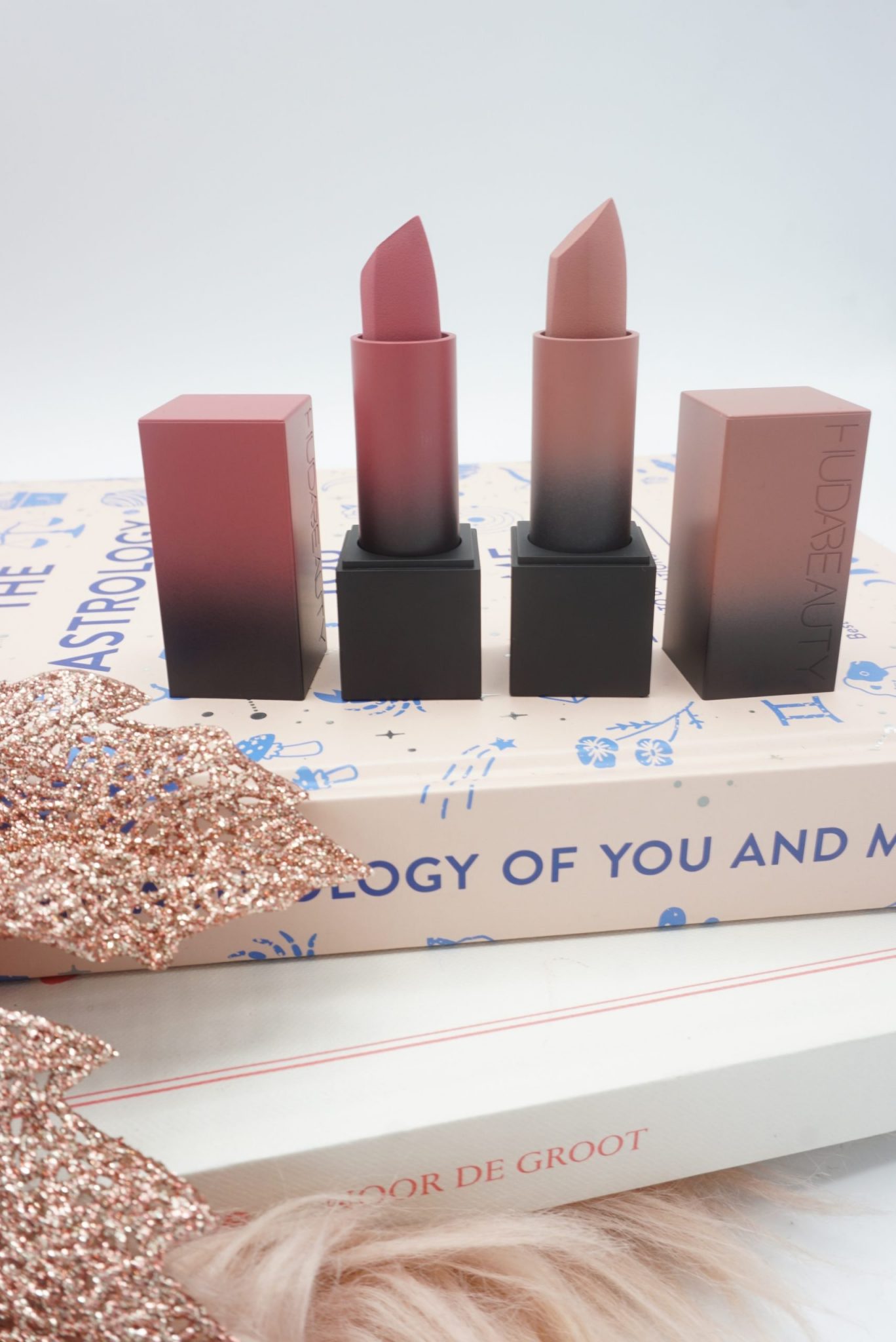 Testing Out 2 Beautiful Huda Beauty Lipsticks called Prom Night and Honeymoon