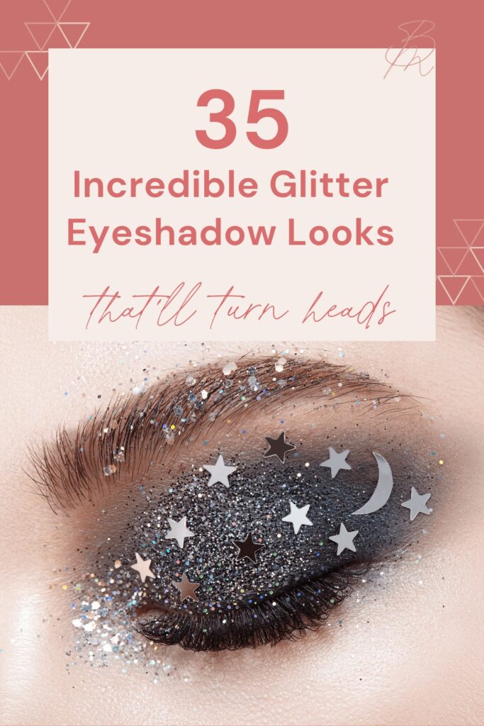 Glitter Eyeshadow, glitter eyeshadow looks, glitter makeup look