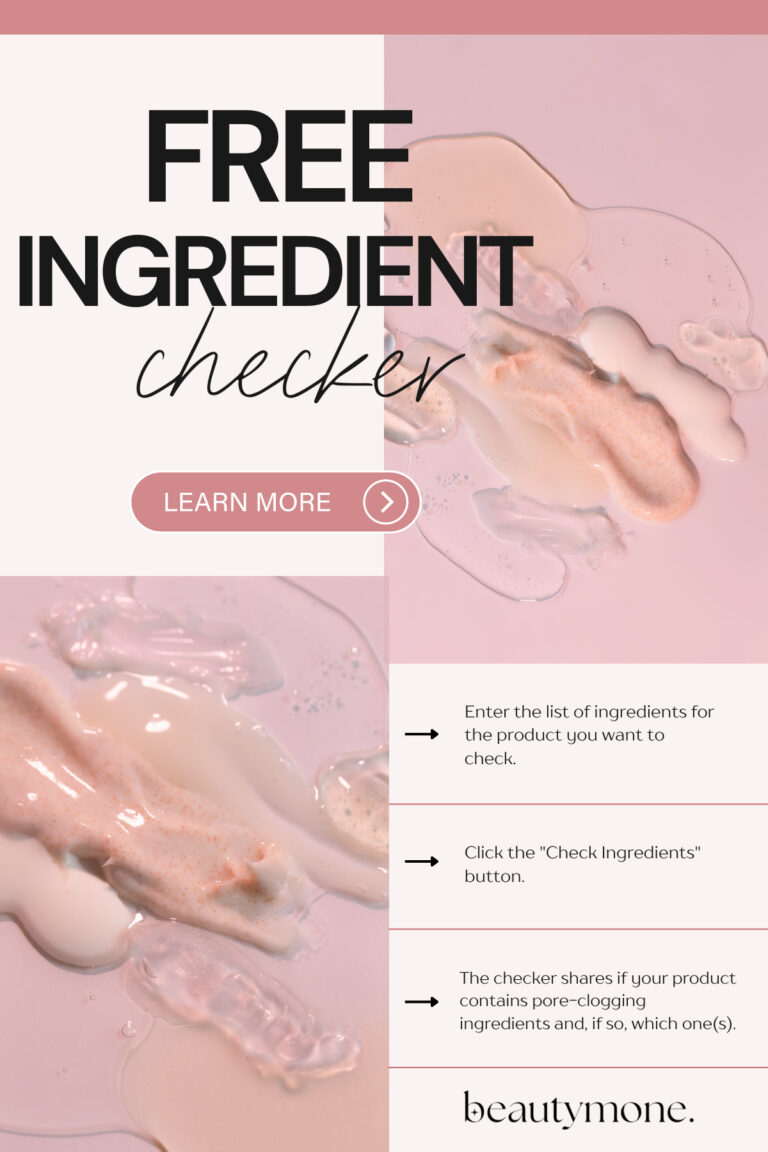 Pore Clogging Ingredients Checker
