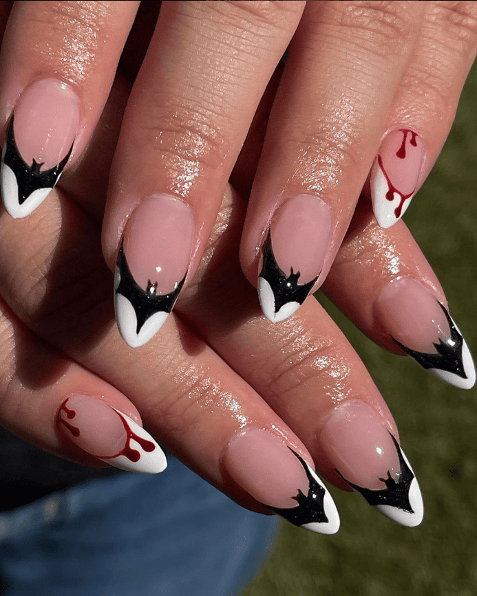 Vampire Theme Nails
