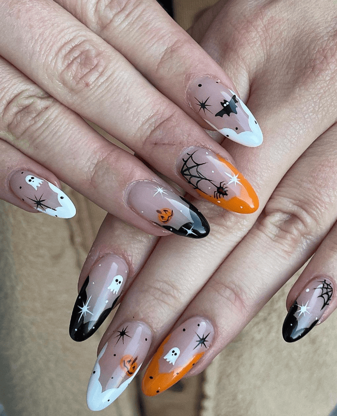 Spooky Vibe Halloween Nails
