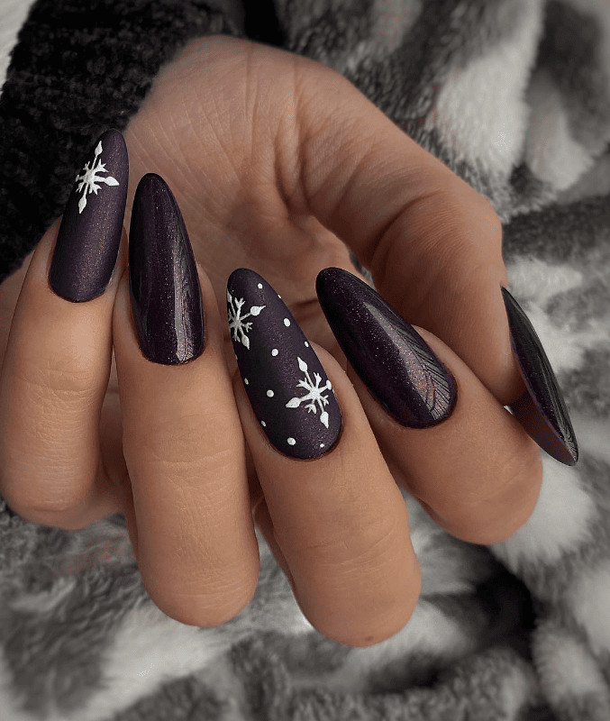 Dark Winter Nails