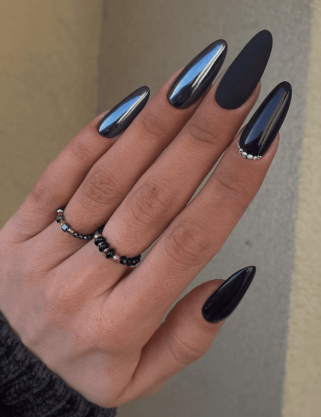 Chrome Nails For Fall