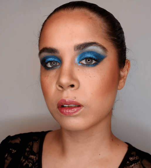 Blue Shimmer Eyeshadow