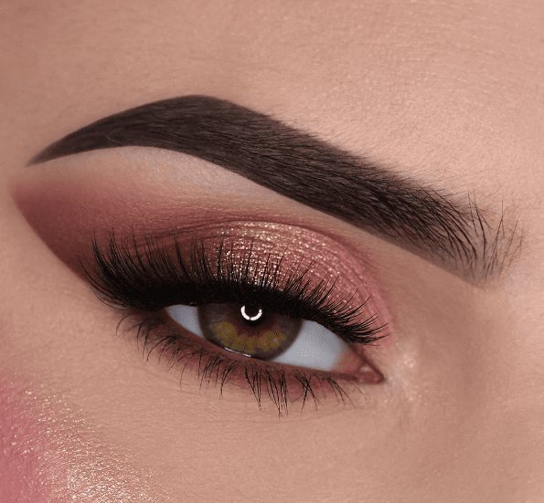 Pink Glitter Eyeshadow Makeup
