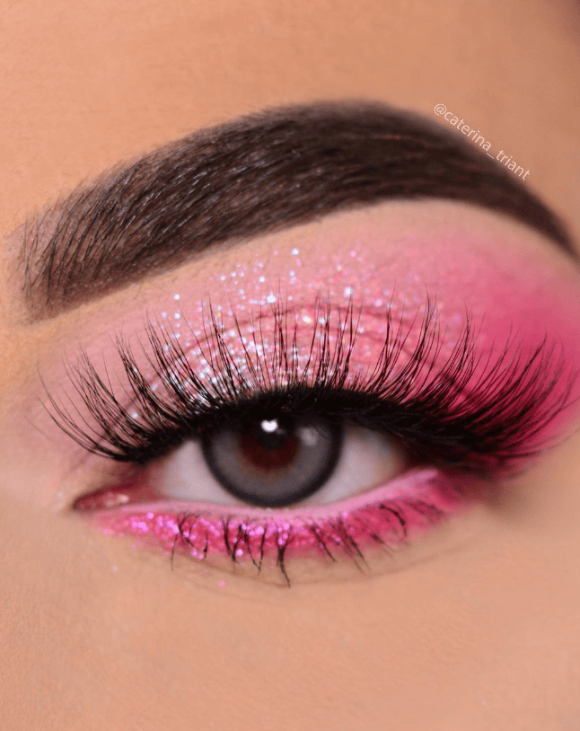 Sparkly Pink Eyes