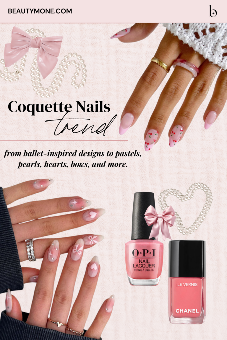 New Trend Alert! Coquette Nails Are A Must-Try In 2024