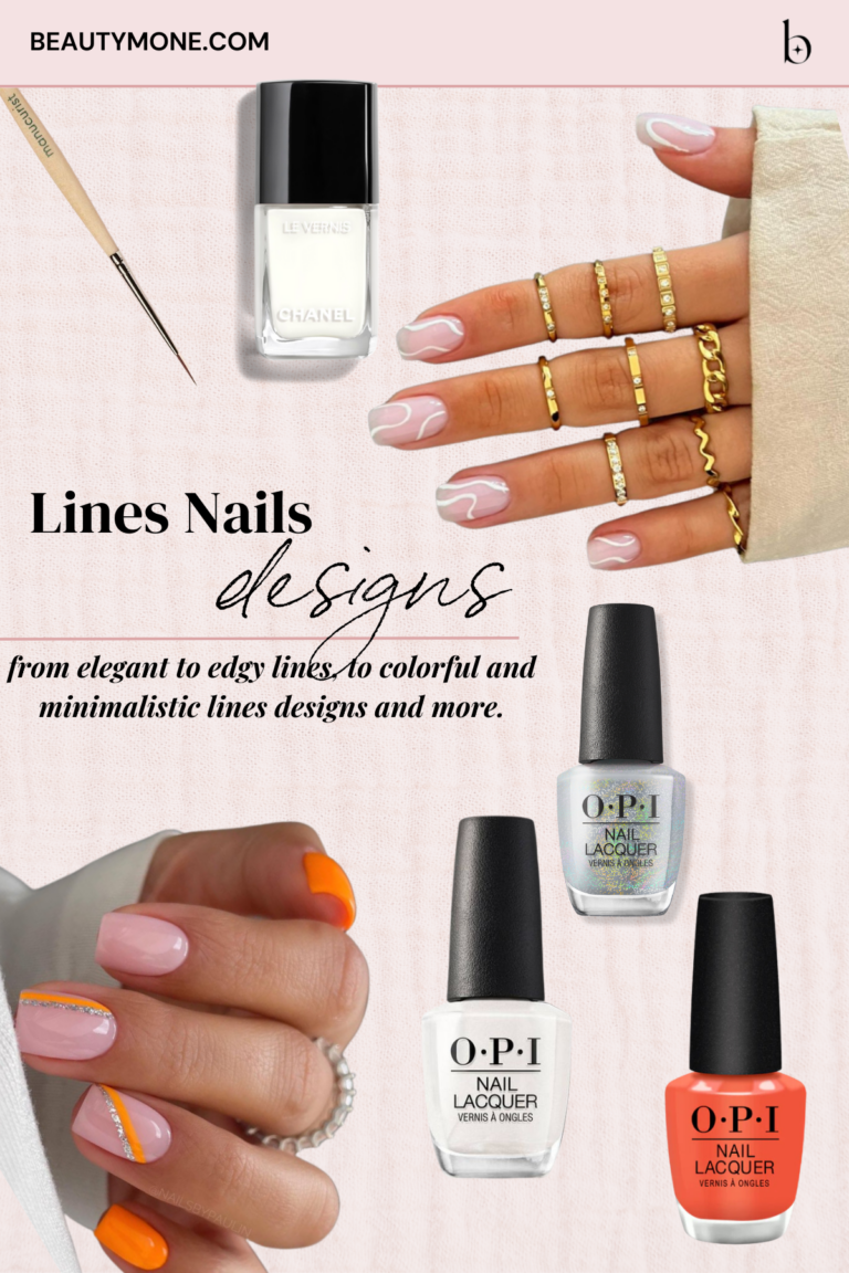 50+ Pretty Lines Nails Designs For A Unique Manicure