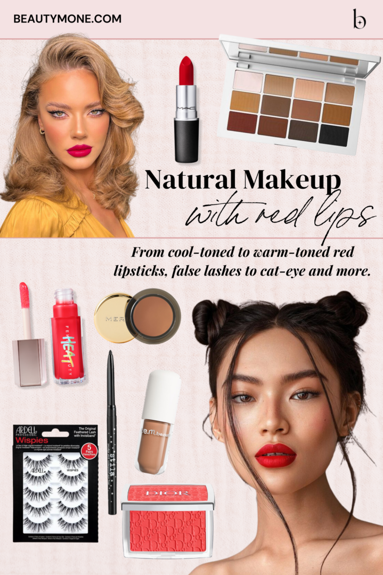 25 Natural Makeup With Red Lip Looks You’Ll Adore