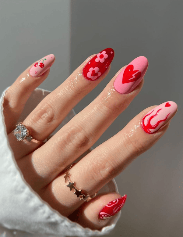Hot Valentine's Day Nail Art Ideas