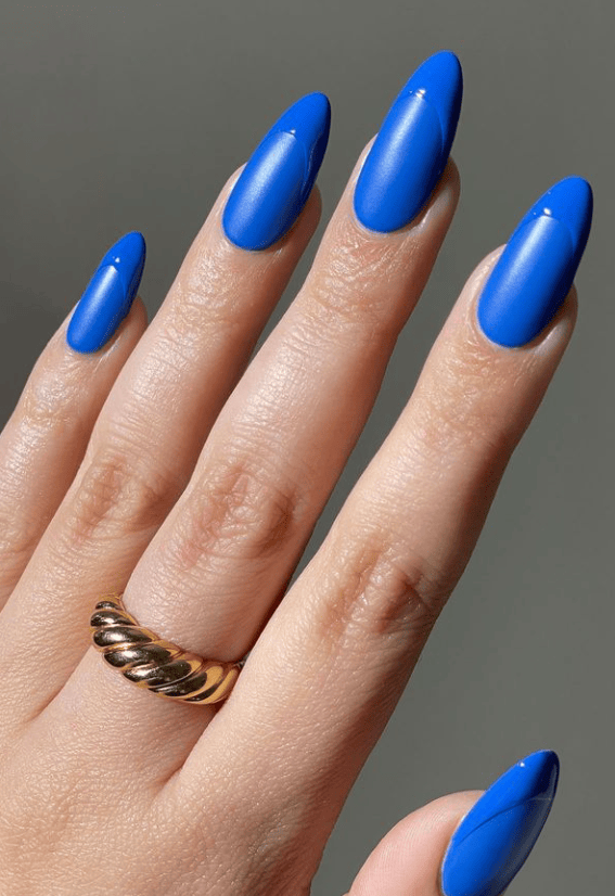 Royal Blue Nails