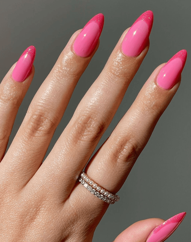 Hot Pink Nail Art Inspo