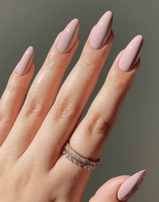 Pale Pink Nails