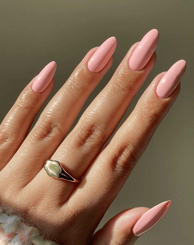Pastel Pink Nails