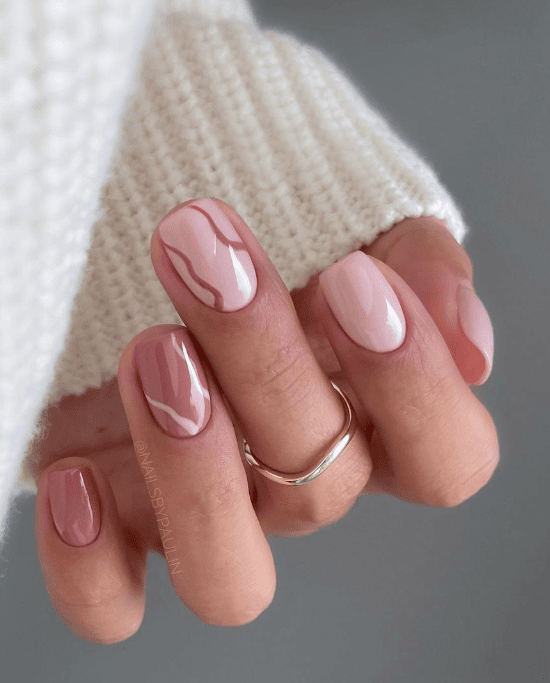 Blush Pink Nail Art