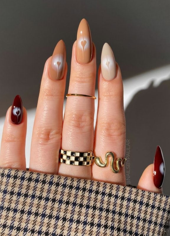 Brown Nail Designs ⋆ Beautymone